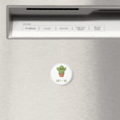 Aimant Cact-Us Cadeau drôle de couple de cactus pour anni (In Situ (Lave-vaisselle))