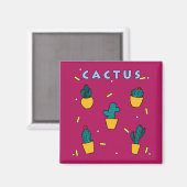 Aimant Cactus (Recto/Verso)