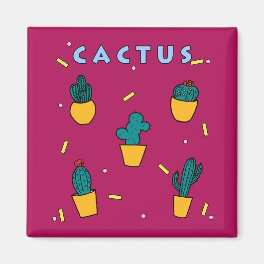 Aimant Cactus (Devant)