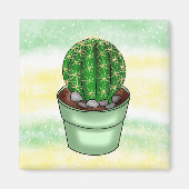 Aimant Cactus à main succulent (Devant)