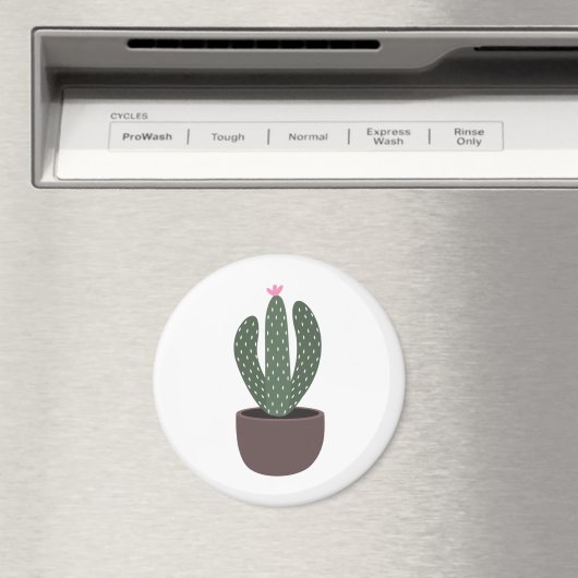 Aimant Cactus en pot (In Situ (Lave-vaisselle))