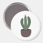 Aimant Cactus en pot (Recto/Verso)