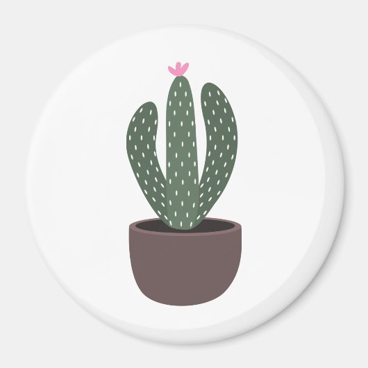 Aimant Cactus en pot (Devant)