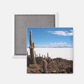 Aimant Cactus géant à l'aimant Salar de Uyuni (Recto/Verso)