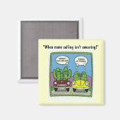 Aimant cactus melon ironise : "Quand l'appel de nom n'est (Recto/Verso)