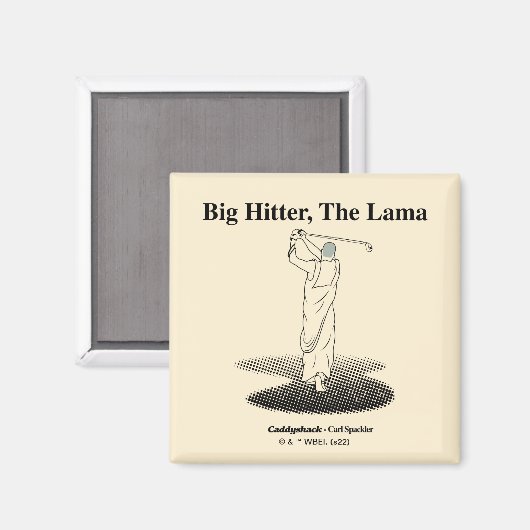Aimant Caddyshack | Big Hitter, Le Lama (Recto/Verso)