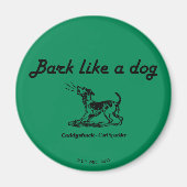 Aimant Caddyshack | L'écorce Comme Un Chien ! (Devant)