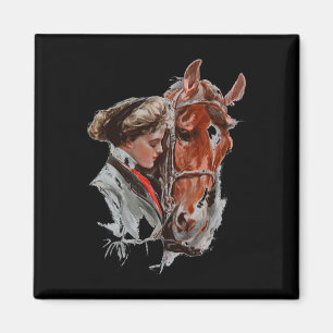 Aimant Cadeau À Cheval Pour Filles Femmes Qui Aiment Les