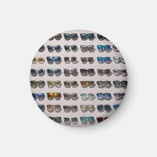Aimant Cadeau aimanté à thème lunettes de soleil (Devant)