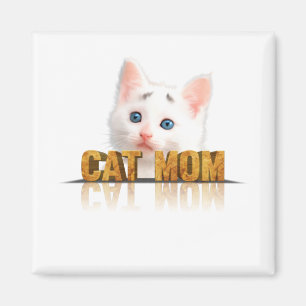 Aimant cadeau Amoureux des chats cadeau maman chat me