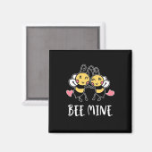 Aimant Cadeau apiculteur | Mine d'abeille (Recto/Verso)