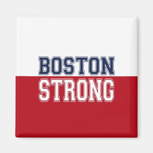 Aimant cadeau Boston STRONG (Devant)