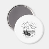 Aimant Cadeau Camper | Café Du Matin Et Fêtes D'Air De Mo (Recto/Verso)