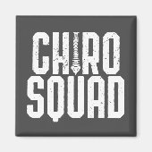 Aimant Cadeau chiropratique, Cadeau chiropratique, Escoua (Devant)