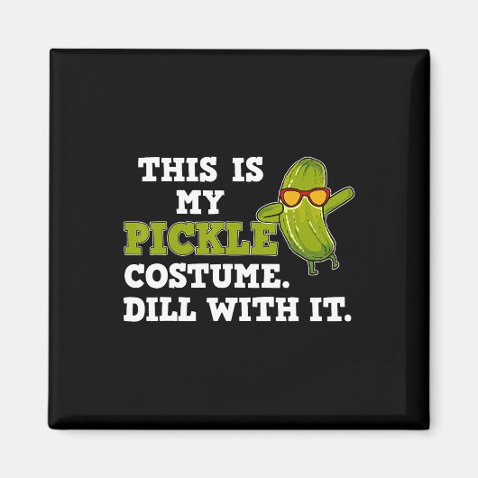 Aimant Cadeau Costume Pickle (Devant)