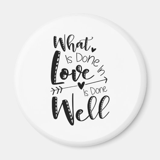 Aimant Cadeau Couple Ce Qui Se Fait Dans L'Amour (Devant)