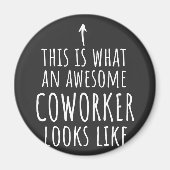 Aimant Cadeau Coworker, Mug Coworker, Super Coworker (Devant)