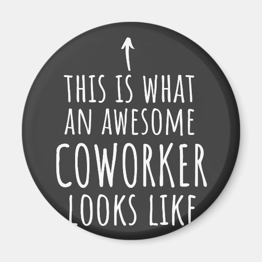 Aimant Cadeau Coworker, Mug Coworker, Super Coworker (Devant)