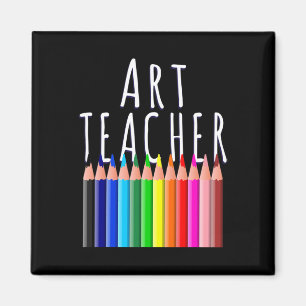 Aimant Cadeau créatif d'artiste pour professeur d'art de