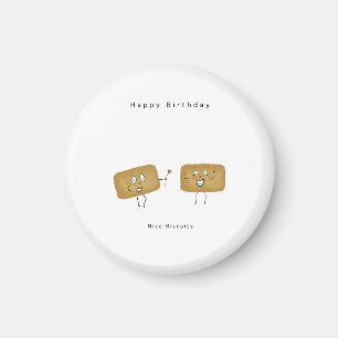 Aimant Cadeau d'anniversaire, cadeau sur le thème des bis