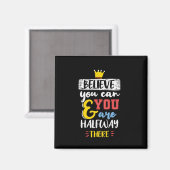 Aimant Cadeau d'anniversaire Croyez en vous (Recto/Verso)