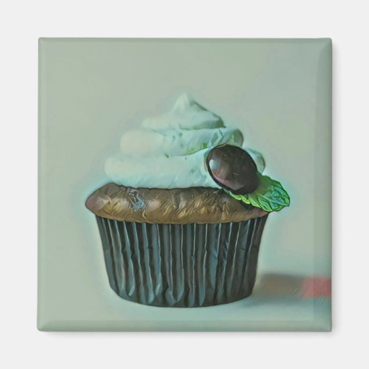 Aimant Cadeau d'anniversaire de crème glacée (Devant)
