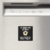 Aimant Cadeau d'appréciation pour 50 ans de travail (In Situ (Lave-vaisselle))