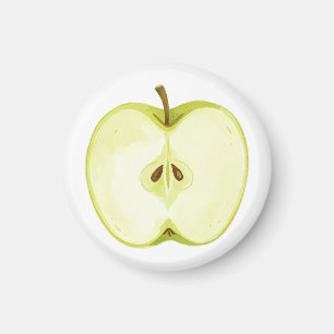 Aimant Cadeau d'appréciation pour enseignant pomme aquare
