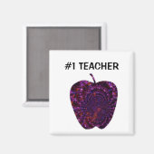 Aimant Cadeau d'appréciation pour la décoration de la sal (Recto/Verso)