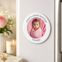 Cadeau de baptême pour fille avec photo spéciale
