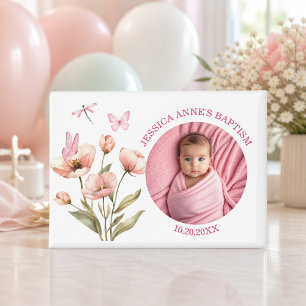 Aimant Cadeau de baptême pour fille avec photo spéciale