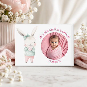 Aimant Cadeau de baptême pour fille avec photo spéciale