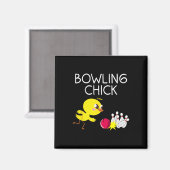 Aimant Cadeau de bowling drôle pour femmes Bowling drôle (Recto/Verso)