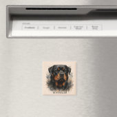 Aimant Cadeau de chien de garde Rottweiler (In Situ (Lave-vaisselle))