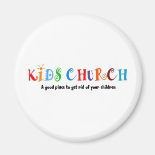 Aimant Cadeau de chrétien d'église d'enfants