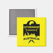 Aimant Cadeau de citoyenneté australienne (Recto/Verso)