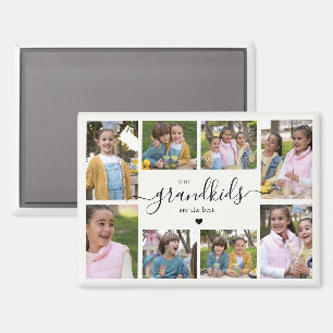 Aimant Cadeau de collage de photos de petits-enfants pour