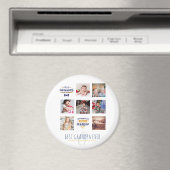 Aimant CADEAU DE COLlAGE PHOTO PAPIER Fier Papa Pops Papi (In Situ (Lave-vaisselle))