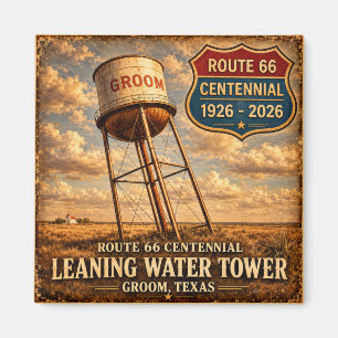 Aimant Cadeau de décoration de réfrigérateur Groom Texas