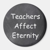 Aimant Cadeau de design de tableau noir d'éternité affect (Devant)