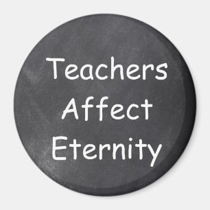 Aimant Cadeau de design de tableau noir d'éternité affect