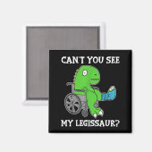 Aimant Cadeau de dinosaure drôle Dino pour un rétablissem (Recto/Verso)