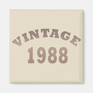 Aimant Cadeau de fête d'anniversaire élégant et vintage n