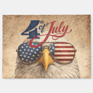 Aimant Cadeau de Fête du 4 Juillet USA 250 Ans d'Annivers