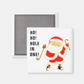 Aimant Cadeau de golf pour la Saint-Nicolas (Recto/Verso)