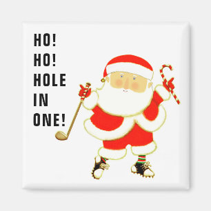 Aimant Cadeau de golf pour la Saint-Nicolas