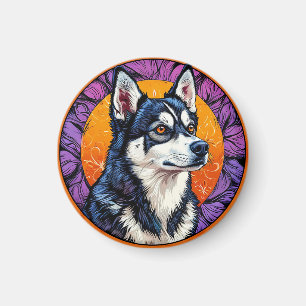 Aimant Cadeau de Husky sibérien