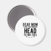 Aimant cadeau de jour mère drôle pour mère maman (Recto/Verso)