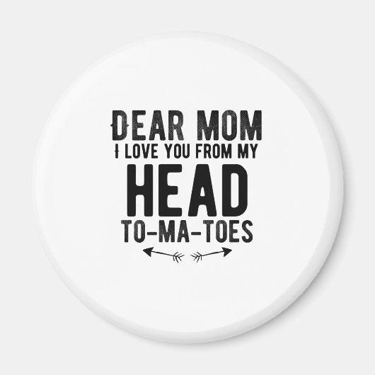 Aimant cadeau de jour mère drôle pour mère maman (Devant)