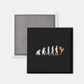 Aimant Cadeau de kickboxing Funny Evolution Muay Thai (Recto/Verso)